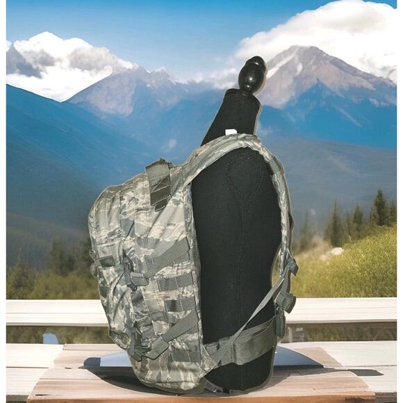 New! GCS ABU ASSAULT MISSION Tiger Stripe Camo Backpack 19x14x7 - Picture 1 of 10